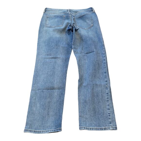 Banana Republic Light Wash Distressed Girlfriend Mid Rise Jeans Size 29 8 - Picture 3 of 8